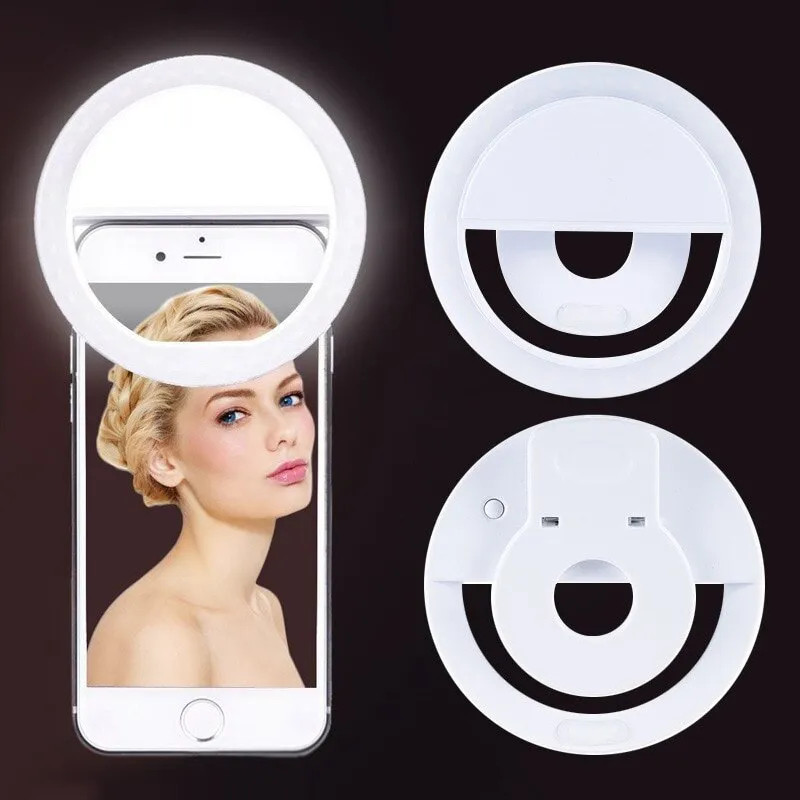 Photography Lighting Game - Anneau Lumineux LED Rechargeable par USB,