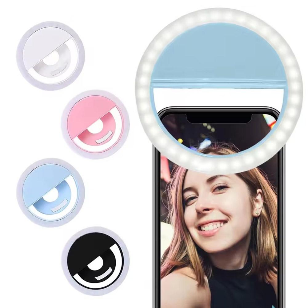 Photography Lighting Game - Anneau lumineux pour selfie à clipser,