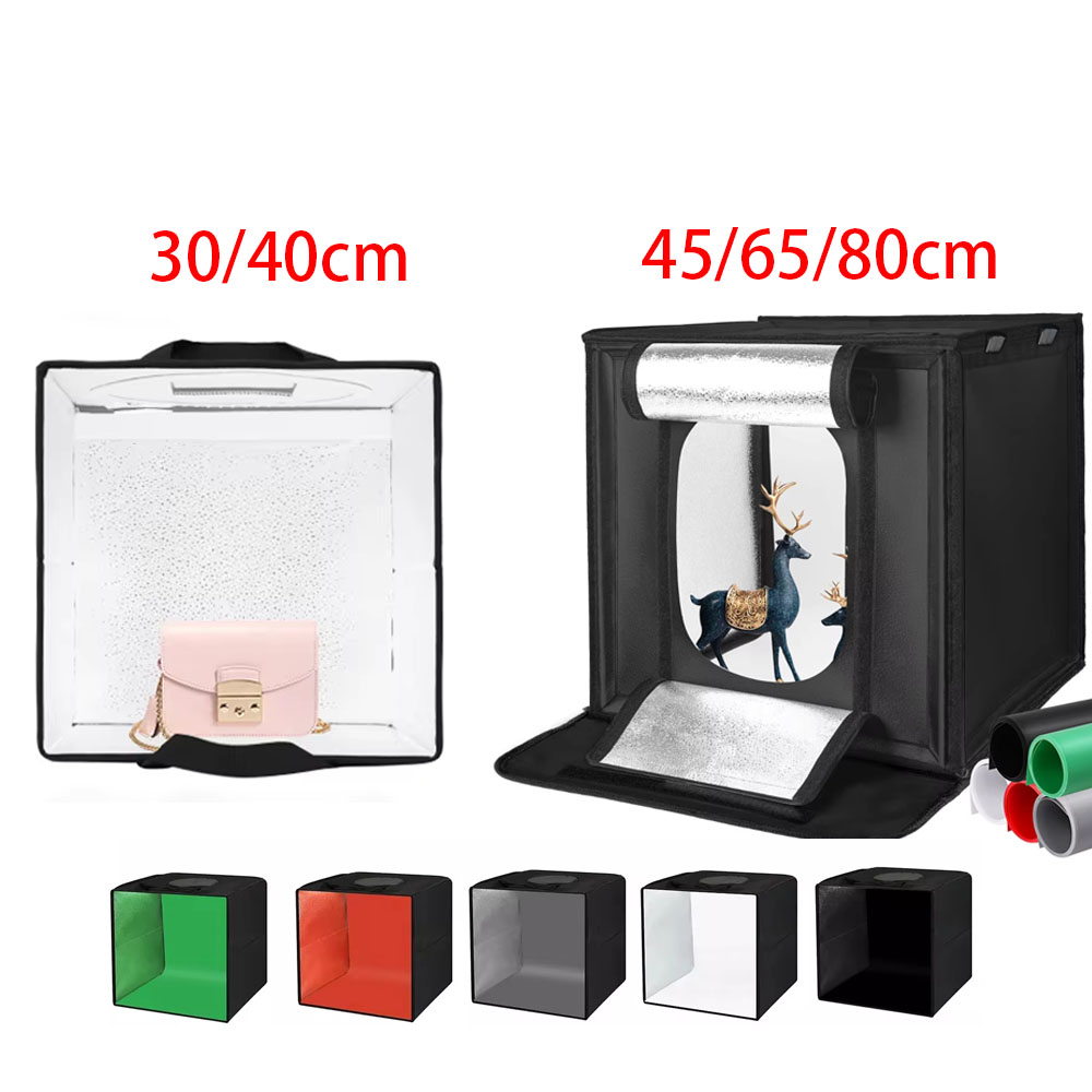 Photography Lighting Kit Portable - 30/40/45 65 80cm tente de photographie