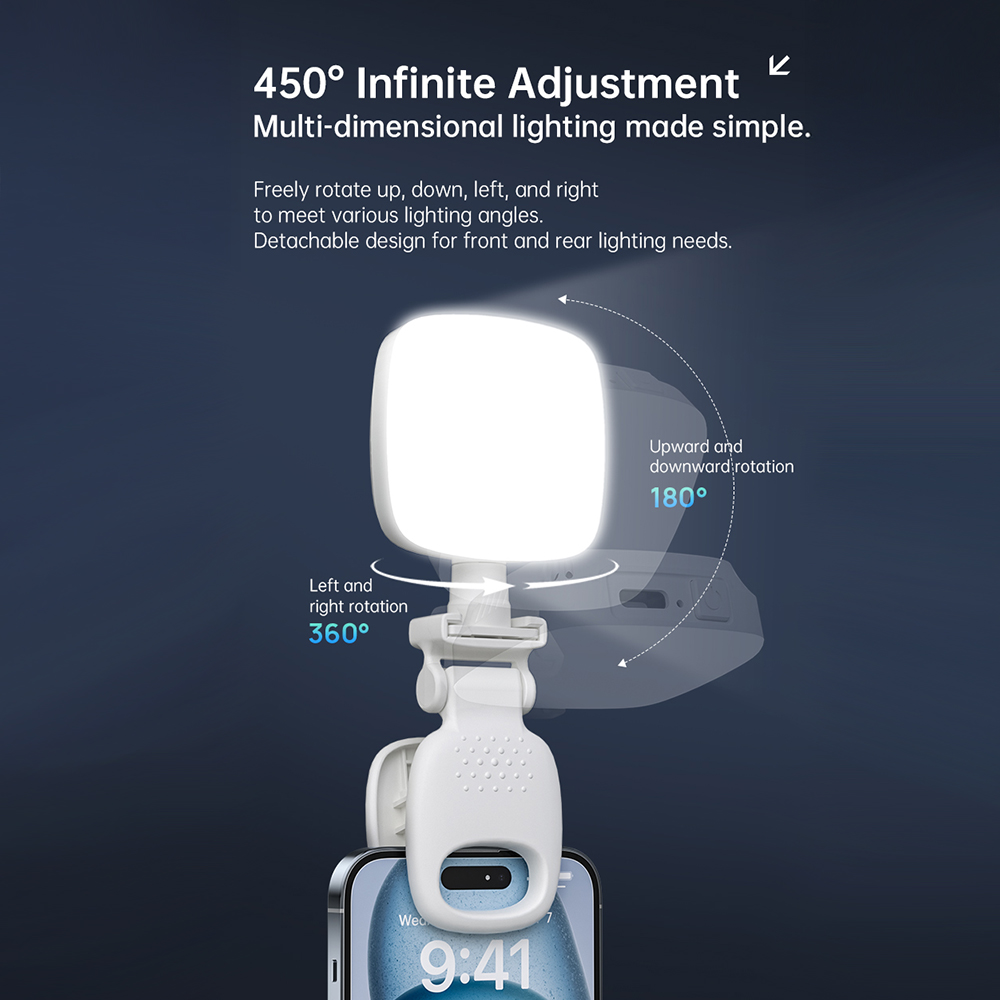 Mini lampe LED portable à clip - Photography Lighting Handheld avis et prix