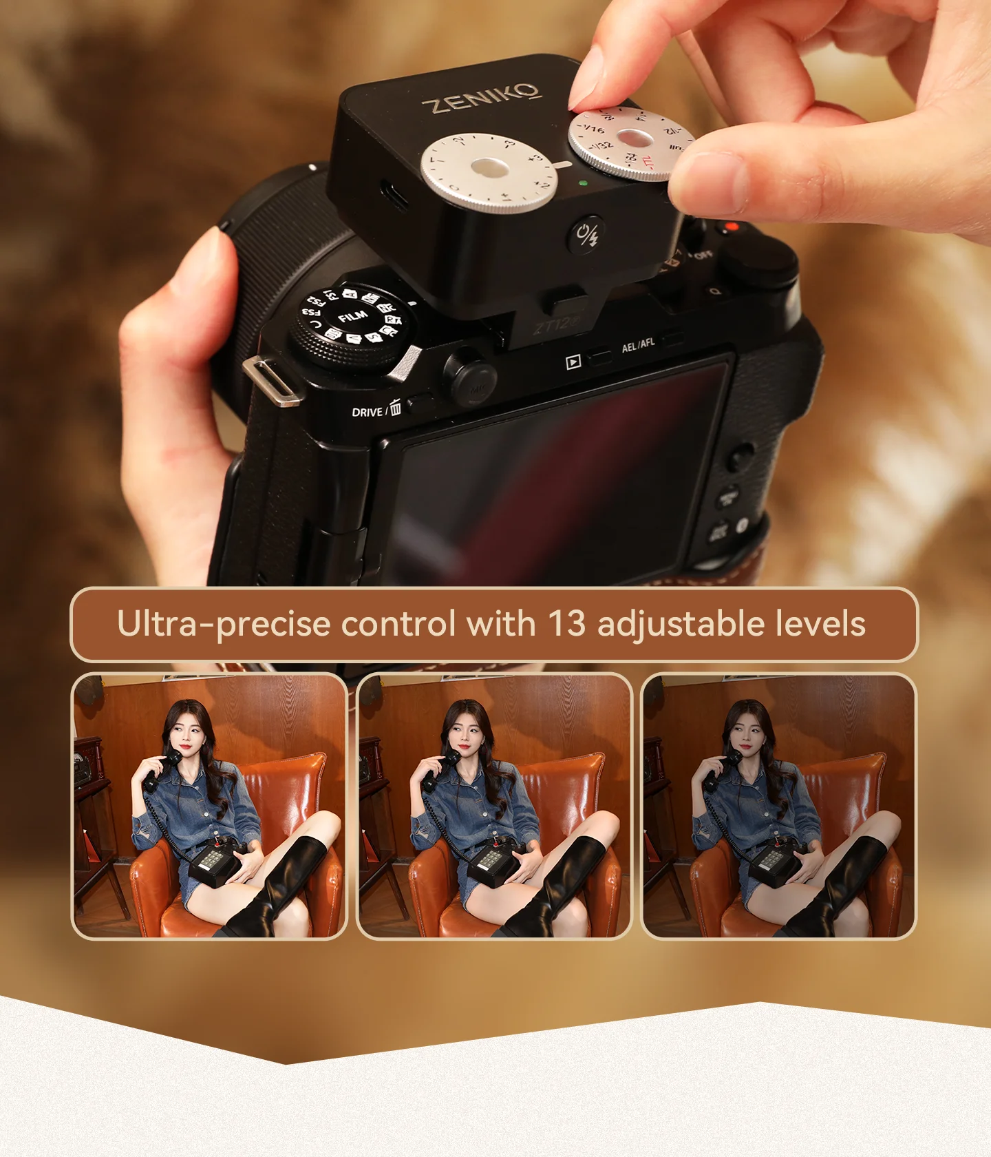 ZENIKO ZT12 Flash compact rétr - Photography Lighting Brands avis et prix