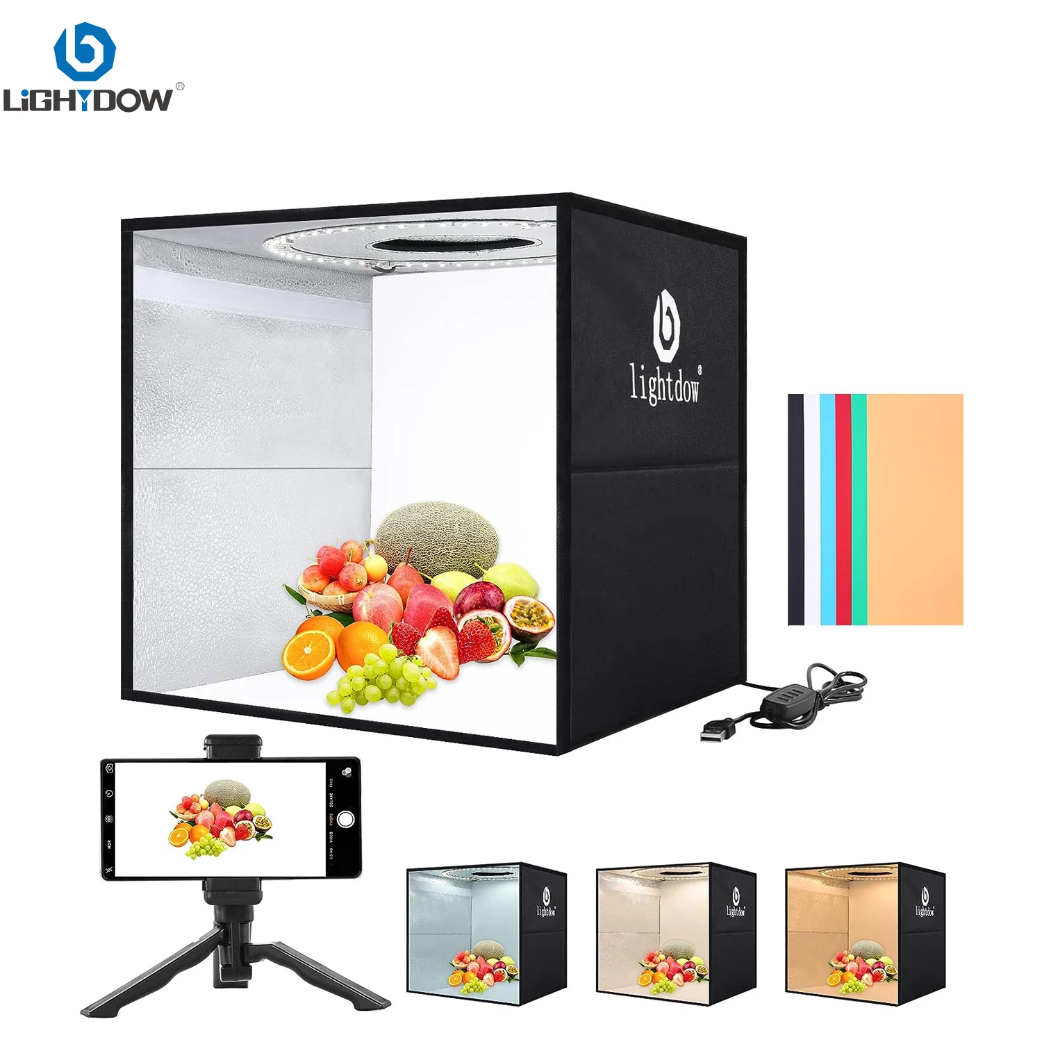 Lightdow – boîte à photos à in - Photography Lighting Kit Portable avis et prix